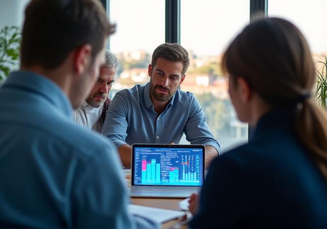 Team di Primavera Insights che collabora su dati analitici